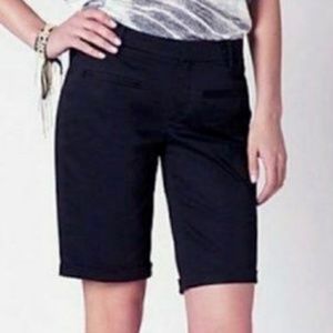 Anthropologie Elevenses Cuffed Shorts in Navy